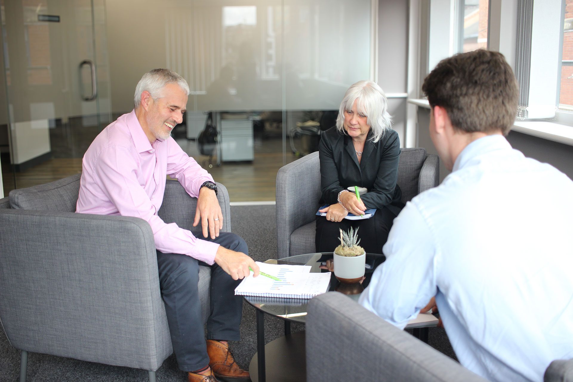 Aspinall Verdi team meeting